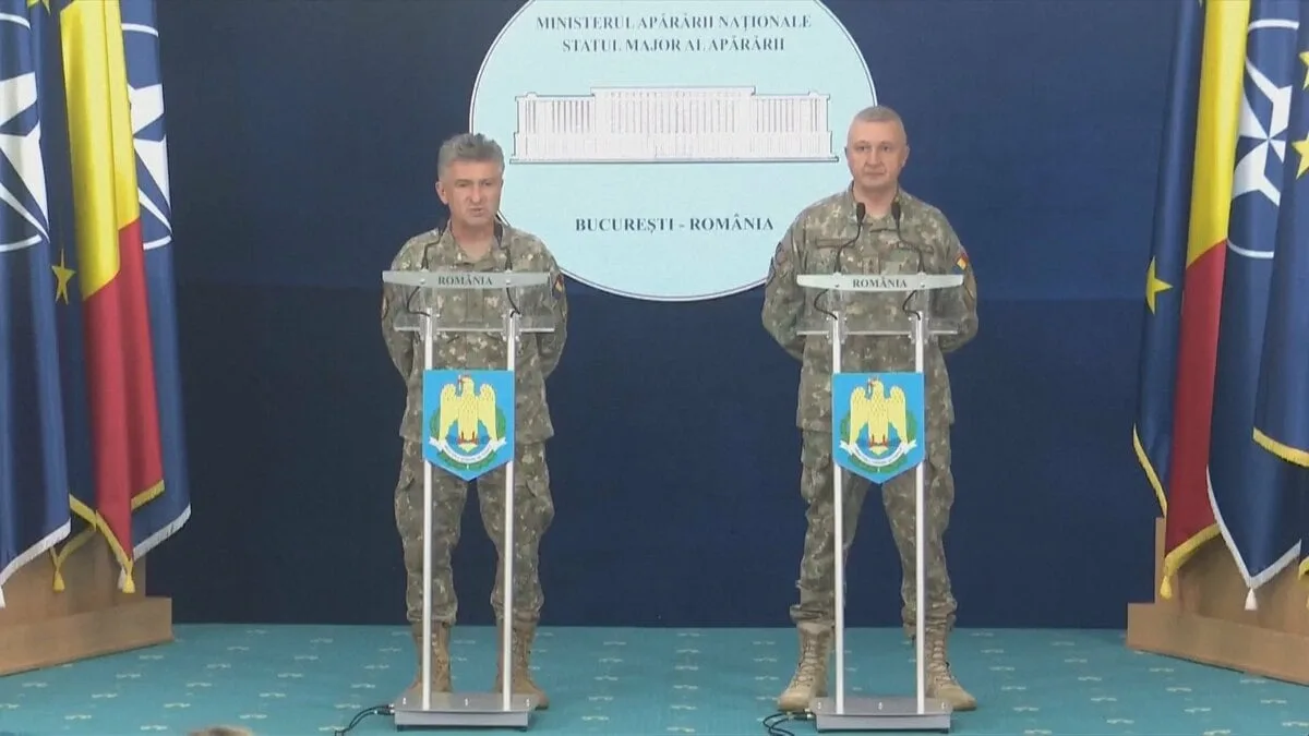 ルーマニア軍、F-16で初のドローン撃墜 ロ国境に緊張